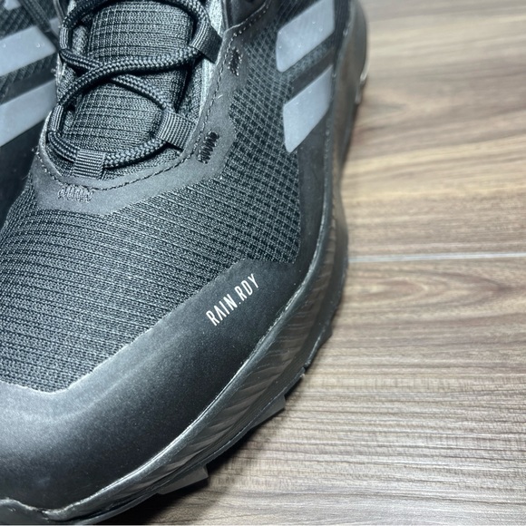 Adidas Terrex Mid Rain Ready Hiking Shoes Sz9.5 Black HQ3556 - Picture 2 of 10